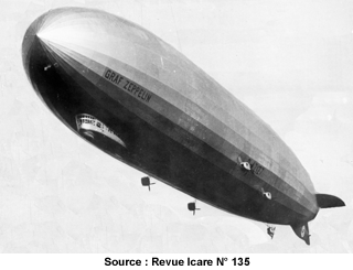 Zeppelin graf en vol