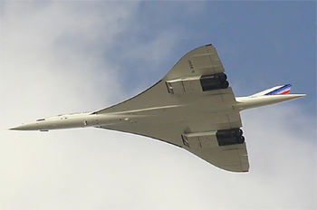 Concorde Vue dessous
