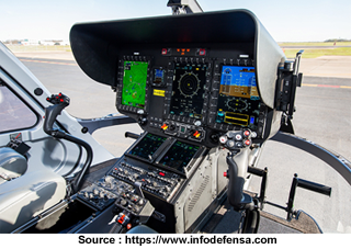 Cockpit helico H135
